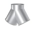 Trišakis simetrinis d100/100/100/1,5mm, 60°, dažytas