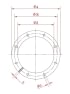 Flanšas vientisas d100mm/6mm, cinkuotas