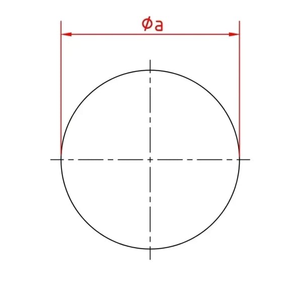 Aklė d80/2mm, nerūdijančio plieno
