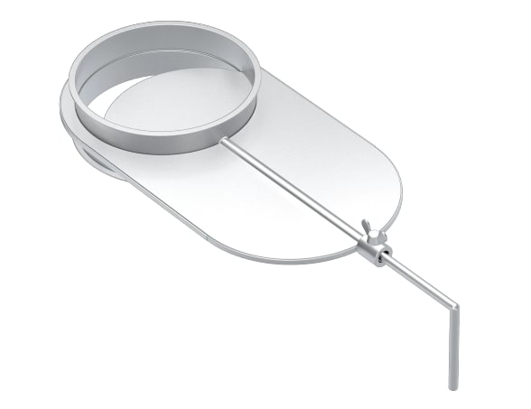 Sklendė oro reguliavimo d100/1,5mm, nerūdijančio plieno