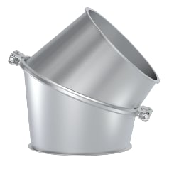 Alkūnė reguliuojama d100mm/1,5mm/0-45°, nerūdijančio plieno