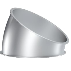 Alkūnė d100mm/2mm/30°, dažyta