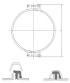 Sąvarža be hermetiko d100mm/2mm, cinkuota