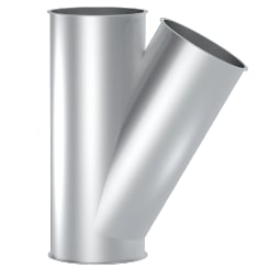 Trišakis asimetrinis d120/120/120/2mm, 30°, dažytas