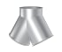 Trišakis simetrinis d150/150/150/2mm, 60°, dažytas