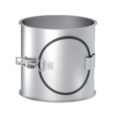 Vamzdis revizijai d150mm/1,5mm, dažytas su fiksatoriumi