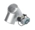 Skirstytuvas dviejų krypčių asimetrinis pneumatinis d150mm/2mm, 60°, nerūdijančio plieno