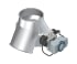 Skirstytuvas dviejų krypčių simetrinis pneumatinis d100mm/2mm, 60°, dažytas