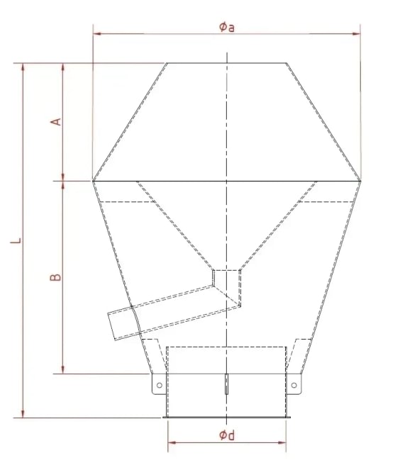 Gaubtas nukreipiamasis d120mm/2mm, cinkuotas