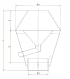 Gaubtas nukreipiamasis d120mm/2mm, cinkuotas