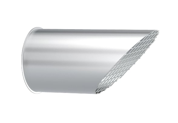 Vamzdžio antgalis su grotelėmis d100/1,5mm, cinkuotas