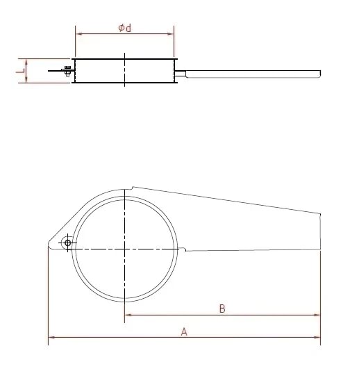 Sklendė rankinė d100/1,5mm, dažytas