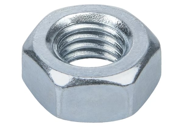 Veržlės, 100 vnt, M10, electrolytically galvanized