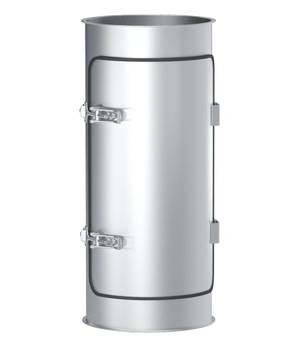 Vamzdis išvalymui d150/1,5mm, 488mm ilgio, dažytas