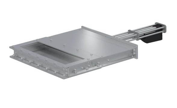 Sklendė po transporteriu 24 V d150mm, cinkuota